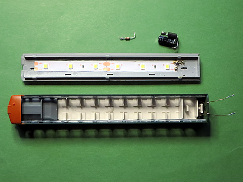 電車系室内灯の改良（その１） 153系と313系